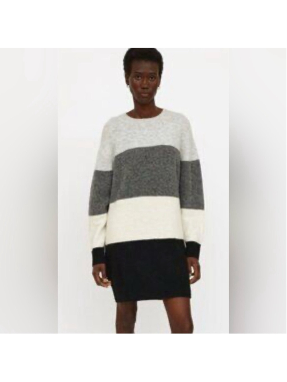 Aritzia Wilfred Free Cipriana Wool Blend Striped
Sweater Dress Size 1 XS-Small